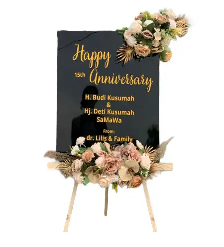 Papan Bunga Akrilik Pampang