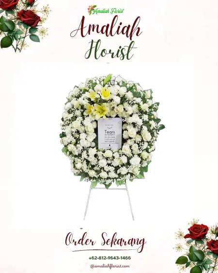 Krans Bunga Duka Pampang